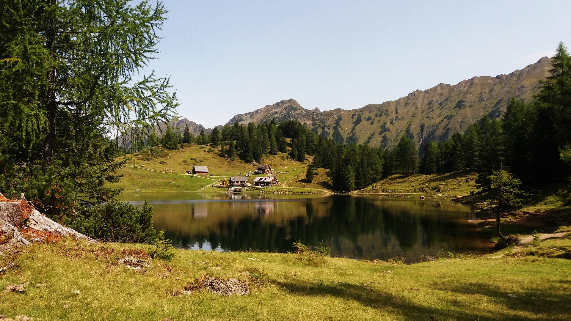 Duisitzkarsee und Hütte, Pixabay