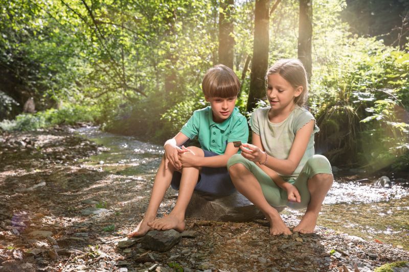 Spielend Wandern, Outdoor Spiele, Spielen am Wasser, ©ÖWD, Tim Ertl